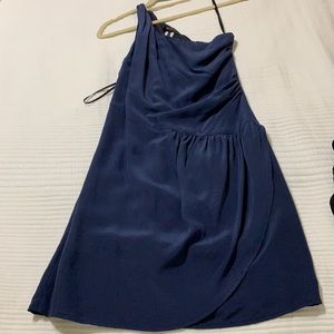 MM Couture one shoulder dress